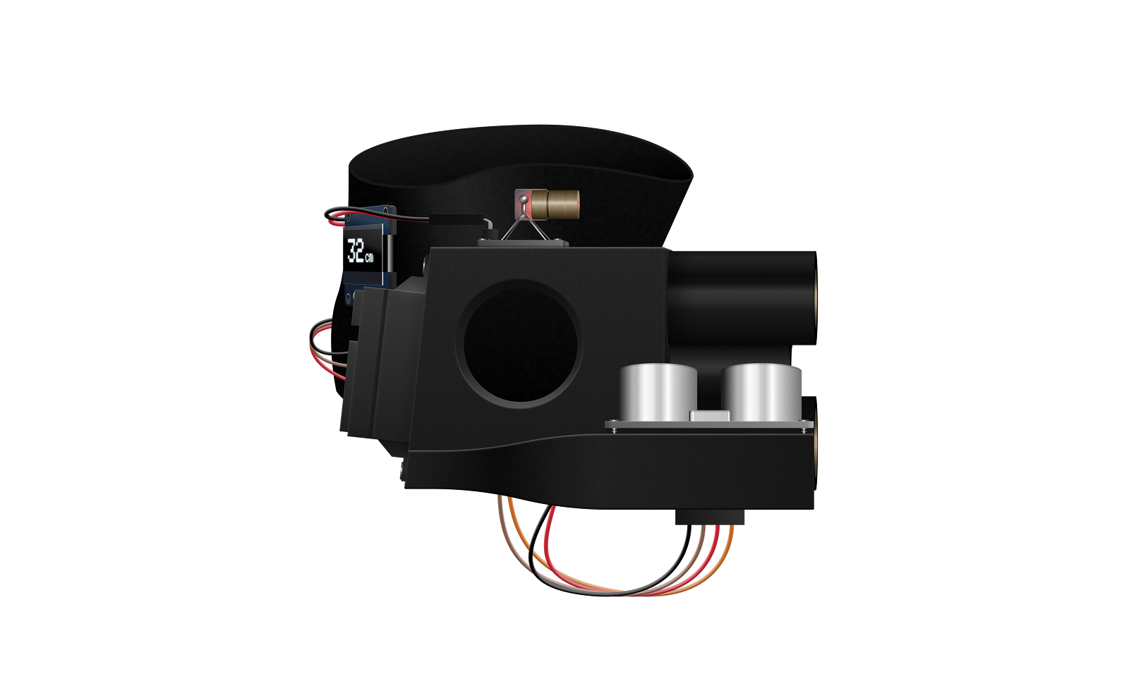 MH1 wearable measurement glove concept for distance measurement